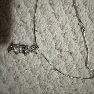 Bunny necklace with chain